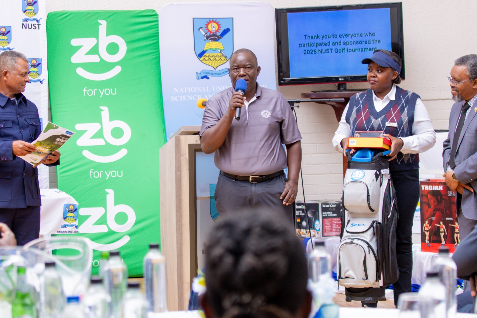 ZOU’s Edward Museke Triumphs at NUST “Golf for a Cause” Tournament, Championing Healthcare and National Outreach