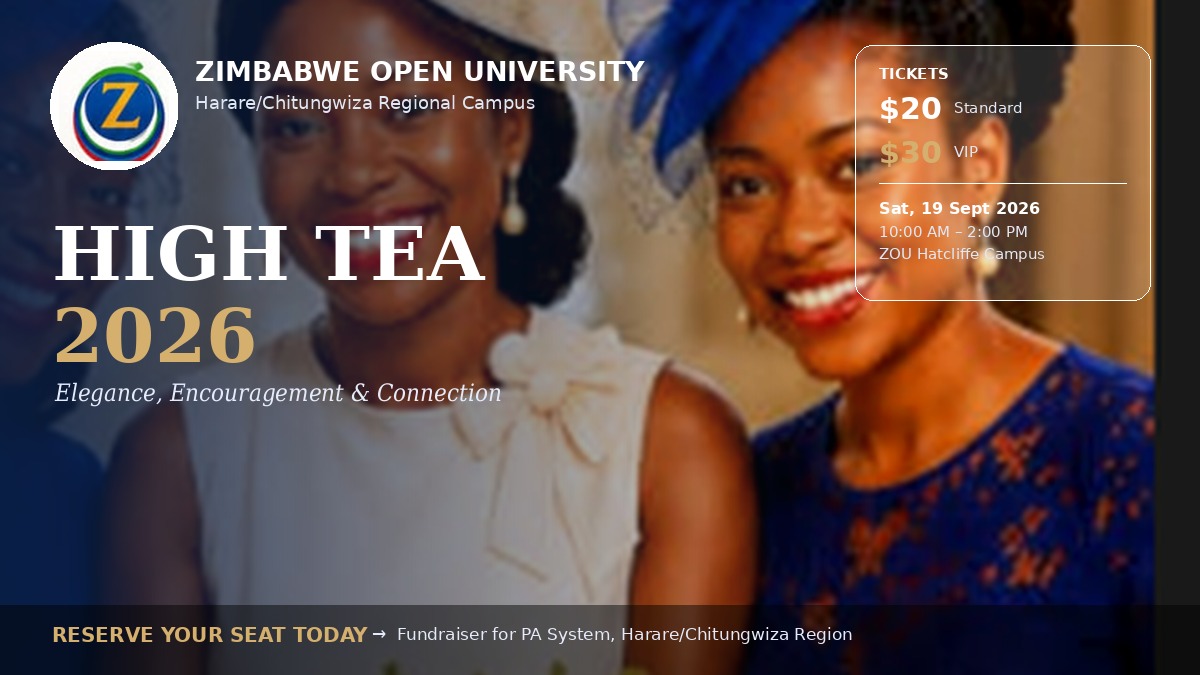 ZOU High Tea 2026: An Elegant Fundraiser for the PA System